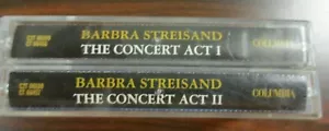 Barbra Streisand, The Concert, Act 1 & 2 Cassettes, Excellent Condition, 1992 - Picture 1 of 7