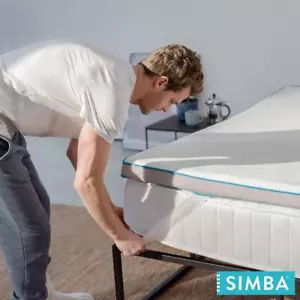 Simba Hybrid Mattress Topper Aerocoil Springs - Small Double: 120 x 190cm - Picture 1 of 5