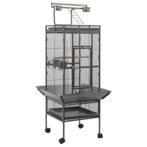 YES4PETS 153 cm Large Bird Budgie Cage Parrot Aviary With Metal Tray and Wheel - Picture 1 of 4