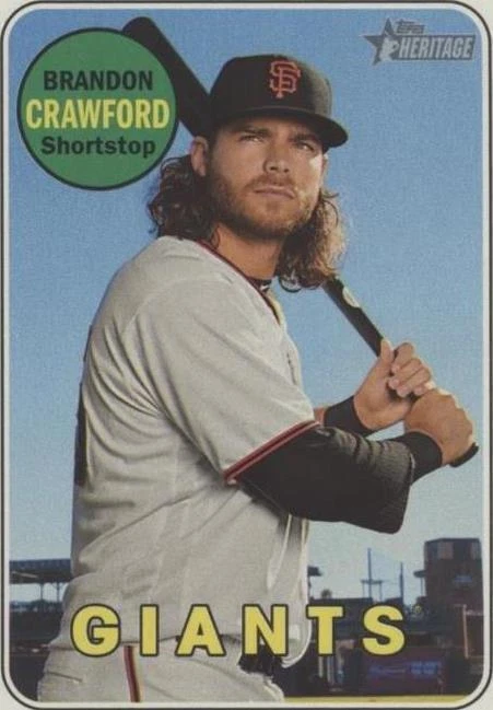 2018 Topps Heritage - Brandon Crawford #51