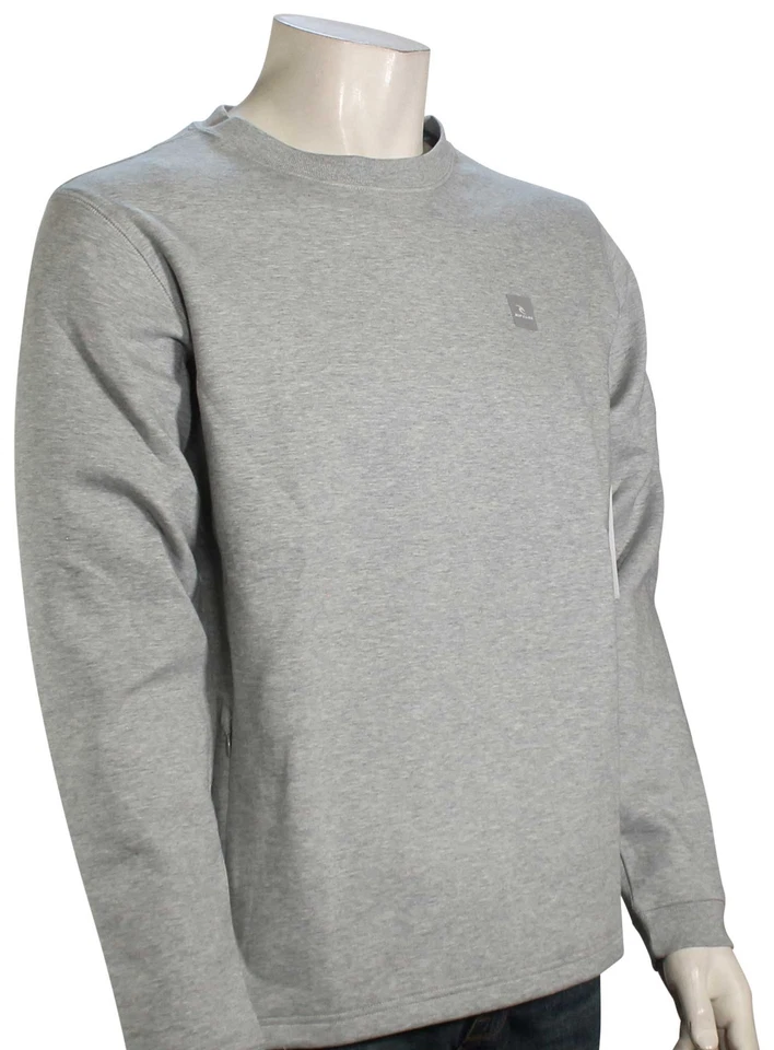 Rip Curl Vaporcool Crew Sweater - Grey Marle - New - Image 1 of 1