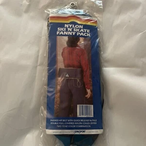 Vintage StanSport Nylon Fanny Pack Hiking Padded Waist Daypack Gray NEW In PKG - Picture 1 of 7