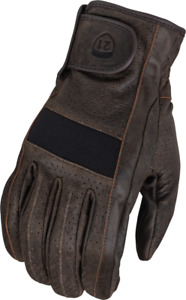 HIGHWAY 21 Jab Full Perforated Gloves 3X Brown 489-00433X