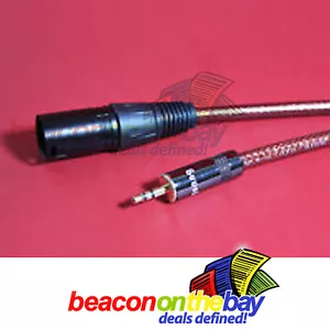 150cm Australian Made 3.5mm TRS - XLR Male Stereo Headphones to Mixer Amp Cable - Picture 1 of 4