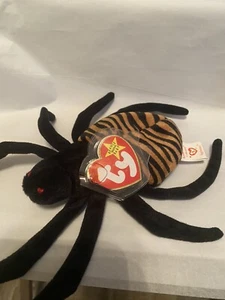Spinner the Spider DOB October 28, 1996 TY Beanie Baby with TAGS! RARE - Picture 1 of 3