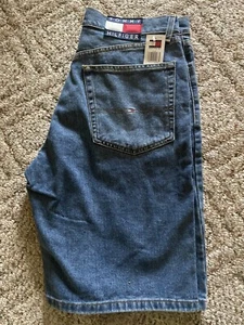New TOMMY HILFIGER Freedom SHORTS Men Size 42 *Blue Denim - Picture 1 of 3