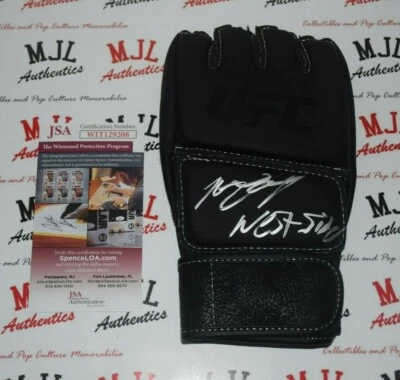 NATE DIAZ SIGNED AUTOGRAPHED UFC GLOVE JSA COA WIT129208 stockton 209 - Image 1 of 3