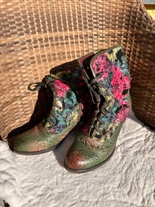 ***LAURA VITA Damen Stiefelette mehrfarbig Größe 42 *** - Bild 1 von 5