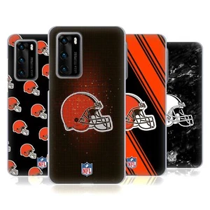 OFFICIAL NFL CLEVELAND BROWNS ARTWORK SOFT GEL CASE FOR HUAWEI PHONES 4 - Picture 1 of 11