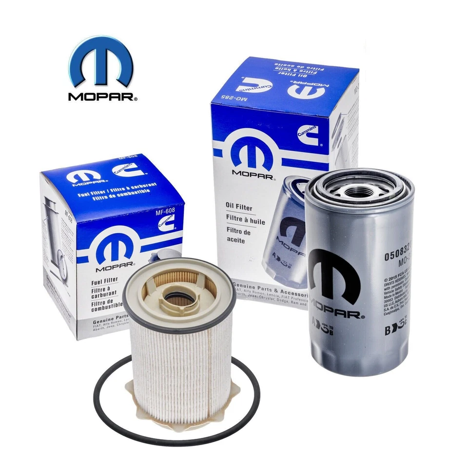 Filtro de combustible y aceite diésel Mopar 68065608AB 05083285AA para Ram 2500 3500 4500 5500 Foto 1 de 1