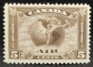 MATT'S STAMPS CANADA SCOTT #C2 AIR MAIL ISSUE, MH, CV$70 - Picture 1 of 3