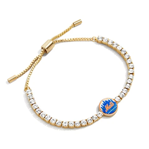 BaubleBar New York Mets Pull-Tie Tennis Bracelet Cover