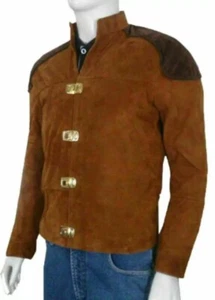Men's Warriors Viper Pilot Brown Suede Leather Jacket Handmade Jacket - Picture 1 of 7