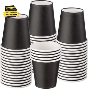 50 Pack 3 Oz Paper Cups,Disposable Bathroom Cups,Mouthwash Cups,Espresso Cups,Sm - Picture 1 of 7