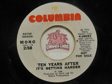 Ten Years After – It's Getting Harder / Same, 45 RPM VG (CC)