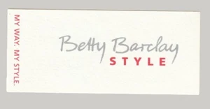 Carte publicitaire - advertising card - Betty Barclay - Picture 1 of 1