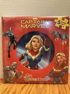 Captain Marvel Il Mio Primo Libro Puzzle SIGILLATO IN FABBRICA - Foto 1 di 2