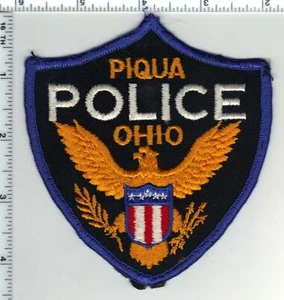 Piqua Police (Ohio) 1st Issue Uniform Take-Off Patch - Imagen 1 de 1
