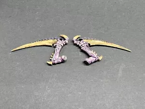 Warhammer 40k Tyranid Bits Massive Scything Talons Well Painted Magnetized - Picture 1 of 2