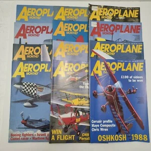 Aeroplane Monthly Magazine Complete Year JAN-DEC 1988 - 12 Monthly Issues Flight - Picture 1 of 9