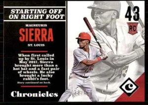 2017 Panini Chronicles Magneuris Sierra RC 038/499 St. Louis Cardinals #131 - Picture 1 of 2