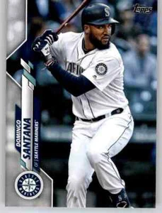 2020 Topps Series 1 Domingo Santana Base Card MLB PWE Set Break Mariners #199 - Picture 1 of 2