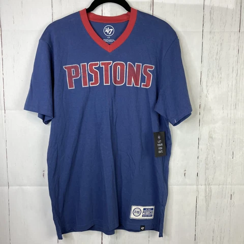 47 Brand Detroit Pistons Graphic T Shirt NWT S NBA Store Cover