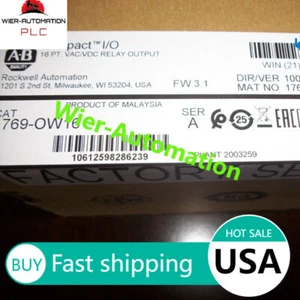 Allen Bradley 1769-OW16 / A Compact I/O Relay Output. Factory Sealed - Picture 1 of 4