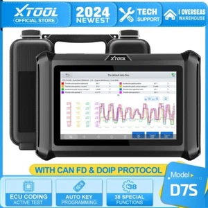 XTOOL D7S All Systems Car Diagnostic Tools Bidirectional Scanner ECU Coding - Picture 1 of 6
