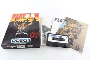 Commodore 64 Cassette Platoon Video Game No Music Tape - Picture 1 of 2