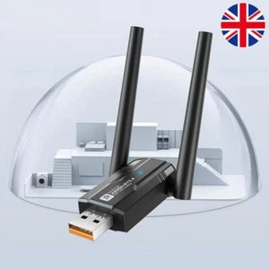 WiFi 6 USB Adapter Bluetooth-Compatible 5.4 WiFi Adaptador 900Mbps for Win 10/11 - Afbeelding 1 van 9