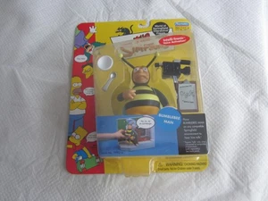 Playmates Toys 2001, I Simpson, Serie 5: Bumblee Man Nuovo con scatola - Foto 1 di 3