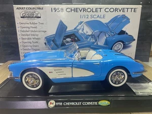 [Gearbox Collectibles] 1958 Chevrolet Corvette Diecast,[1/12 Scale=15" LENGTH] - Picture 1 of 20