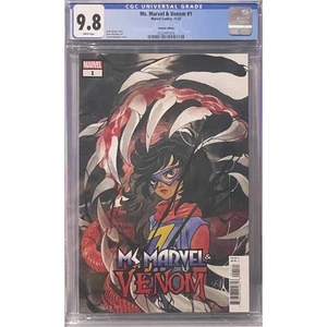 Ms. Marvel & Venom #1 Peach Momoko 9.8 CGC Slab - Picture 1 of 1