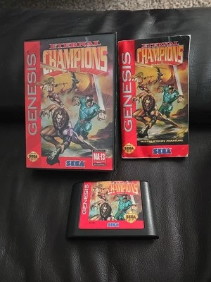 TESTED Sega GENESIS Game ETERNAL CHAMPIONS Complete CIB Authentic WORKING! - Image 1 of 4