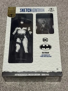 Mcfarlane DC Multiverse: Batman by Todd Mcfarlane ~ Gold Label Sketch ~ NYCC - Picture 1 of 4