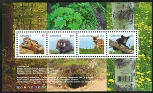 Canada sc#2602 Baby Wildlife 2013 Souvenir-Sheet, Mint-NH - Picture 1 of 4