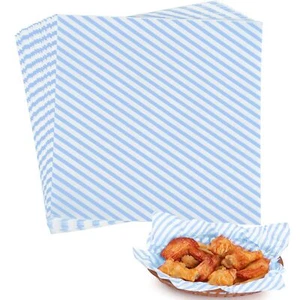 Waxed Deli Paper Sheets 12 * 12 Inch 100 Pcs Food Basket Liners for Sandwiche... - Picture 1 of 7