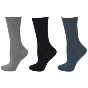 Sierra Socks Women Cable Pattern Crew Bamboo Socks 3 pair pack - Picture 1 of 18