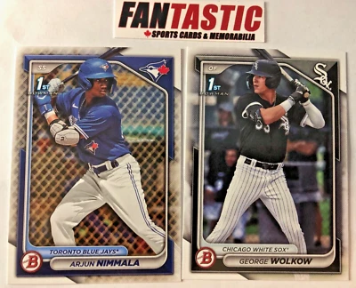 2024 Bowman Paper Prospect Card YOU PICK BP-1 to BP-150 inc 1st Bowman's etc - Image 1 of 2