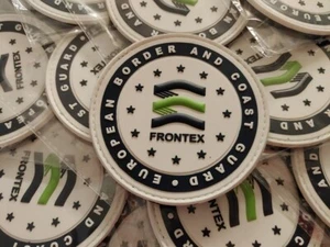 FRONTEX - EUROPEAN BORDER AND COAST GUARD  Agency Police 3D PVC patches (color) - Picture 1 of 5