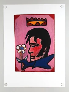 SIGNED Joe Light ELVIS "THE KING" Litho Elvis 20/20 Past & Future (SKU A04-Q) - Picture 1 of 6