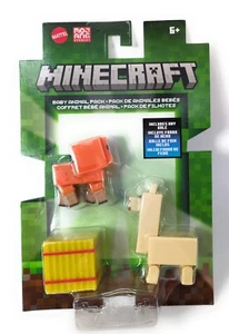 Minecraft Baby Tiere Schafe, Lama und Heuballen Zubehör 27339 - Bild 1 von 7