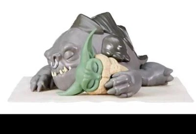 Figura de acción Star Wars Bounty Collection Taming the Beast Grogu Rancor Disney. Foto 1 de 4