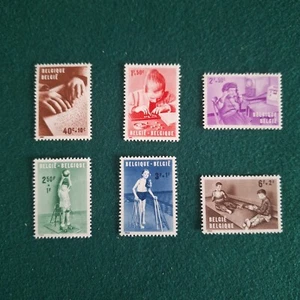 BELGIO 1962 - BAMBINI DISABILI - SERIE COMPLETA 6 VAL NUOVI MNH** - Imagen 1 de 8