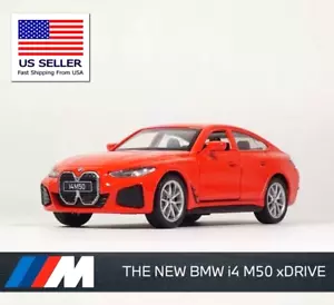 BMW i4 M50 xDRIVE GRAN COUPE NEW 1:42 RARE VEHICLE DIECAST CAR COLLECTORS MODEL - Picture 1 of 7