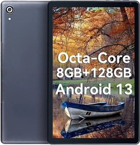 Tablet Android 13 8 GB RAM 128 GB ROM 10 pollici proc octa-core Bluetooth NUOVO - Foto 1 di 6