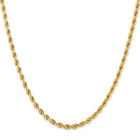 Gold Silver Solid Twist Rope Chain Necklace Wedding Engagement Women Men Jewelry