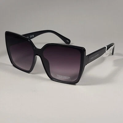 Очки солнцезащитные Vince Camuto VC999 OX защита от бабочек черная оправа дымчатый градиент - Изображение 1 из 4