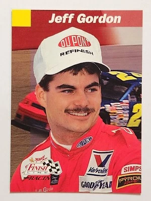 1993 Pro Set Finish Line NASCAR Racing Base #110 Jeff Gordon DuPont Chevy - Image 1 of 2